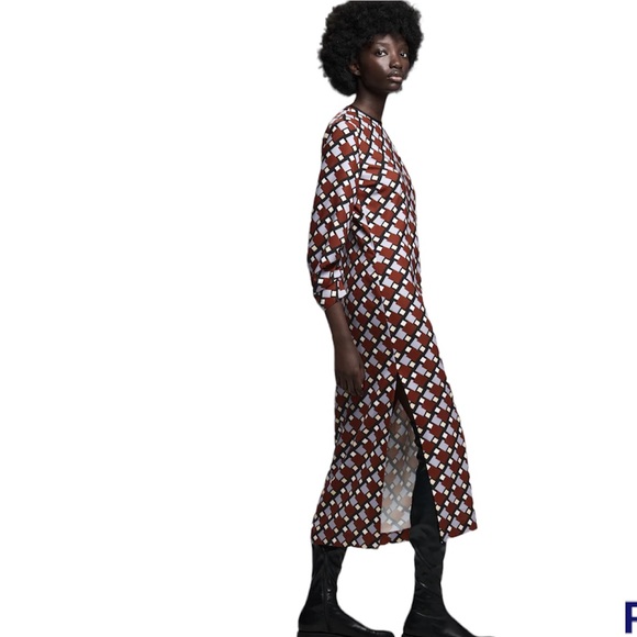 ZARA midi dress size small - Picture 1 of 9